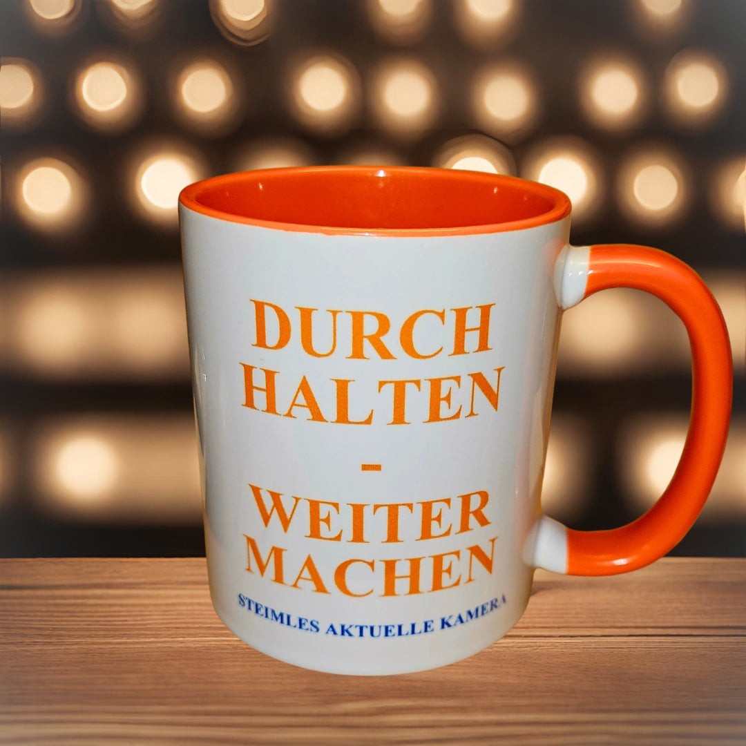 AK Tasse Eisvogel "Uwe Steimles Aktuelle Kamera Tasse" Uwe Steimle