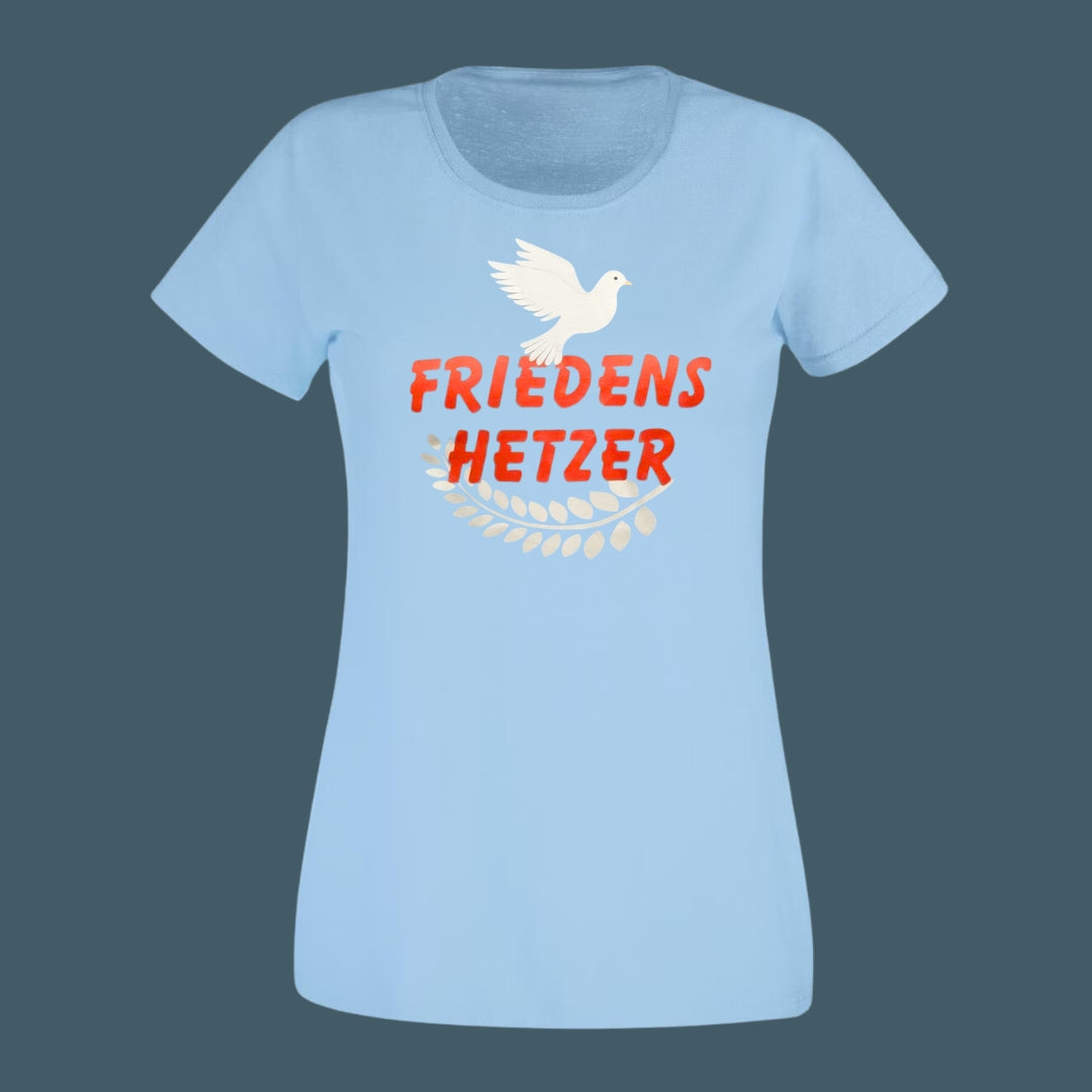 T-Shirt Damen "Friedenshetzer" - Uwe Steimle