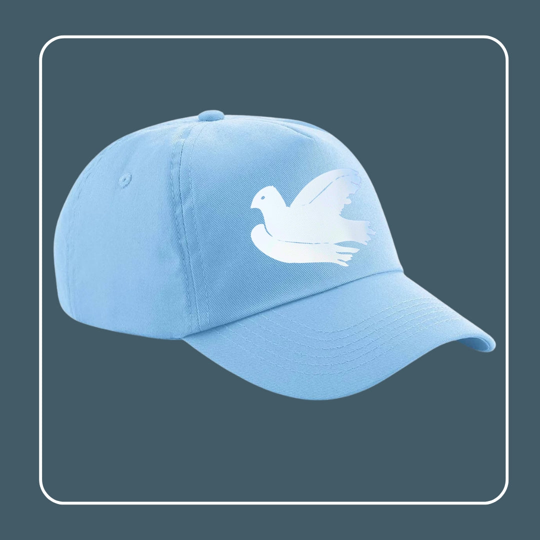 Käppi "Friedenstaube" - Himmelblau
