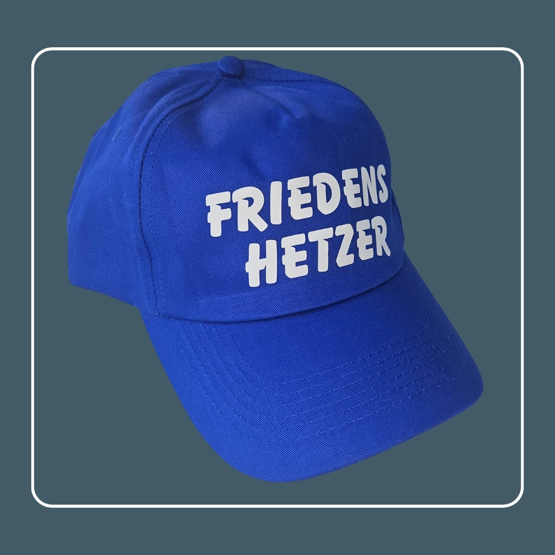 Käppi "Friedenshetzer" - blau - Uwe Steimle