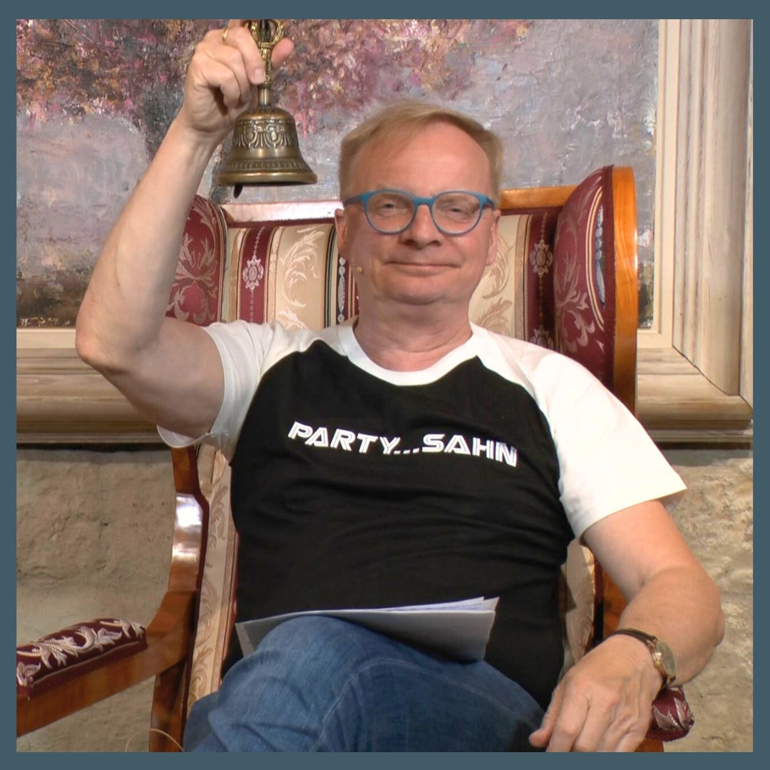 T-Shirt "PARTY...SAHN" - Uwe Steimle - Premium Shirt