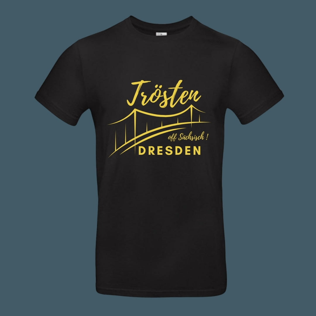 T-Shirt "Trösten off Sächsisch - Dresden" Uwe Steimle