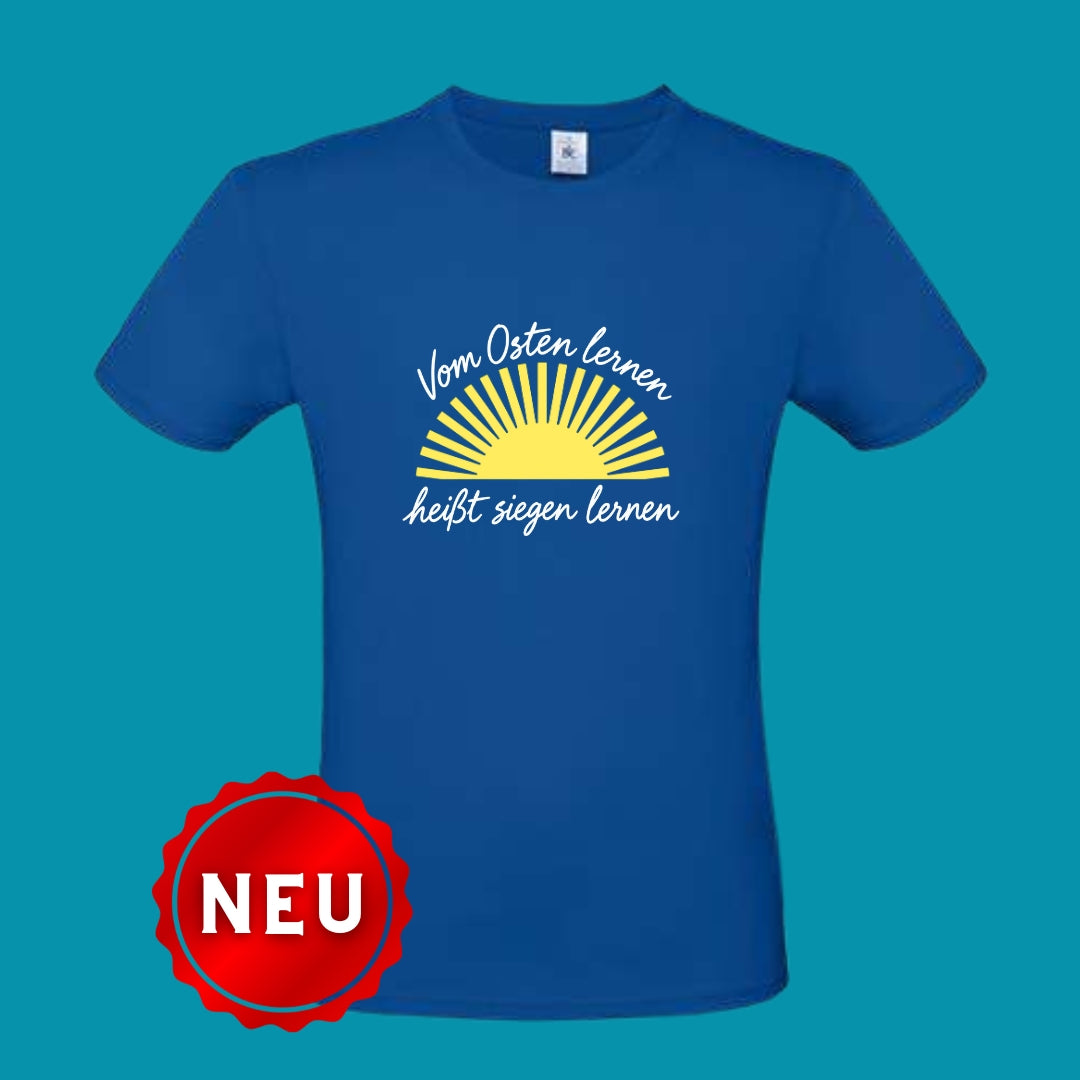 T-Shirt "Vom Osten lernen heißt siegen lernen" - königsblau