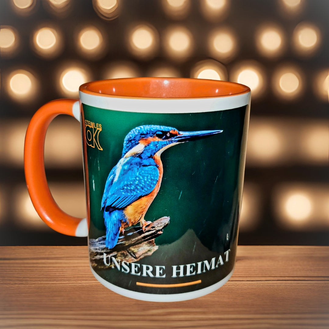 AK Tasse Eisvogel  "Uwe Steimles Aktuelle Kamera Tasse"  Uwe Steimle