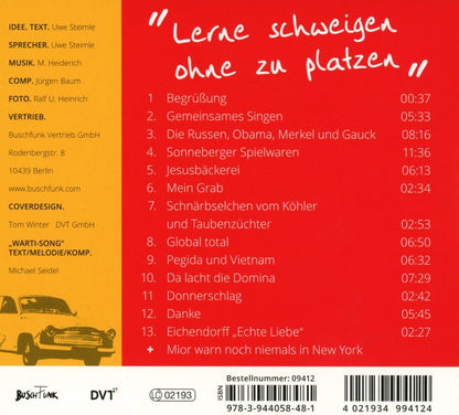 Audio CD (Antiquarisch) - Fourschbar. Teil 2. "ÄH...MOSCHN" | Uwe Steimle, M. Heiderich  (Zustand: sehr gut)