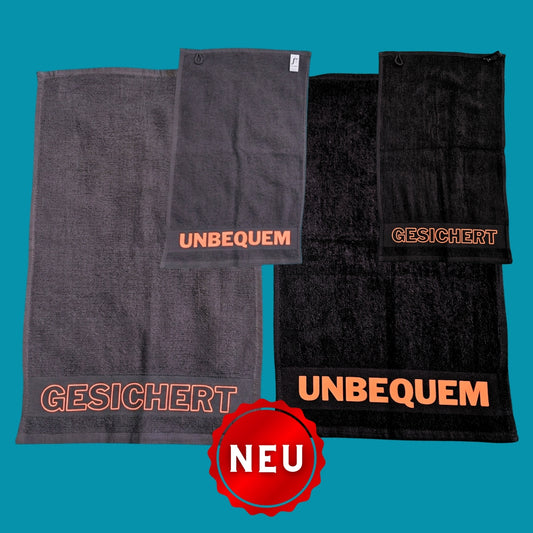 Handtuch - GESICHERT UNBEQUEM - Uwe Steimle