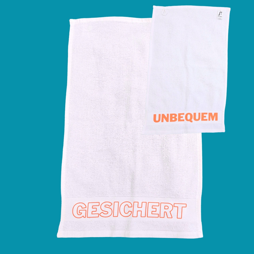 Handtuch - GESICHERT UNBEQUEM - Uwe Steimle