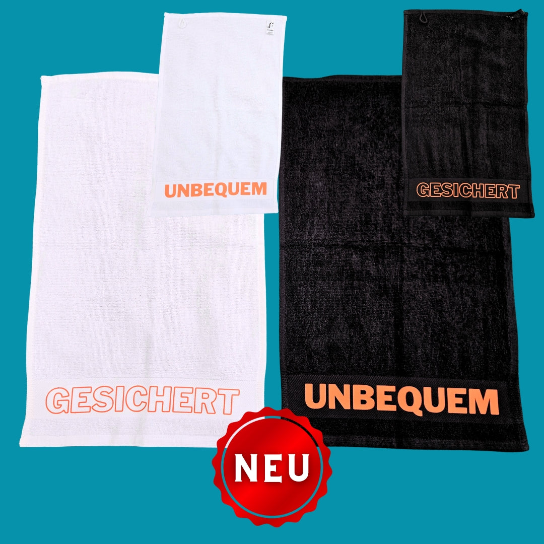 Handtuch - GESICHERT UNBEQUEM - Uwe Steimle