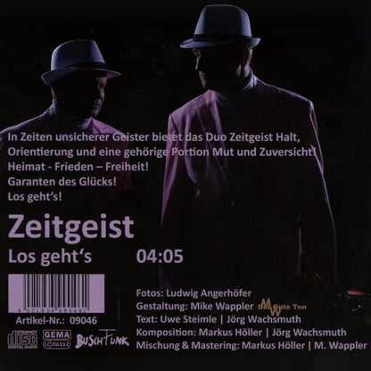 Audio CD -  Los geht's Uwe Steimle, Jörg Wachsmuth, Duo Zeitgeist