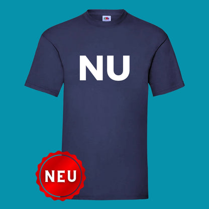 T-Shirt "NU" deep-navy/Weiß - Uwe Steimle