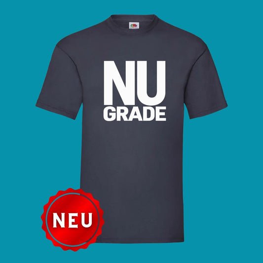 T-Shirt "„NU GRADE“ " deep-navy/Weiß - Uwe Steimle