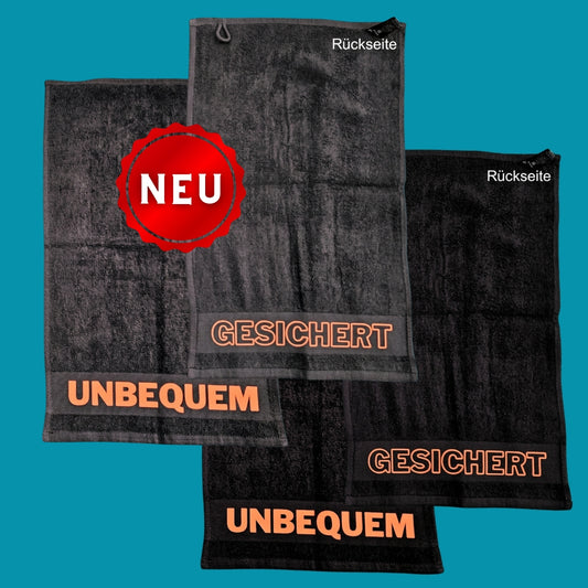 Gästehandtuch - GESICHERT UNBEQUEM - Uwe Steimle