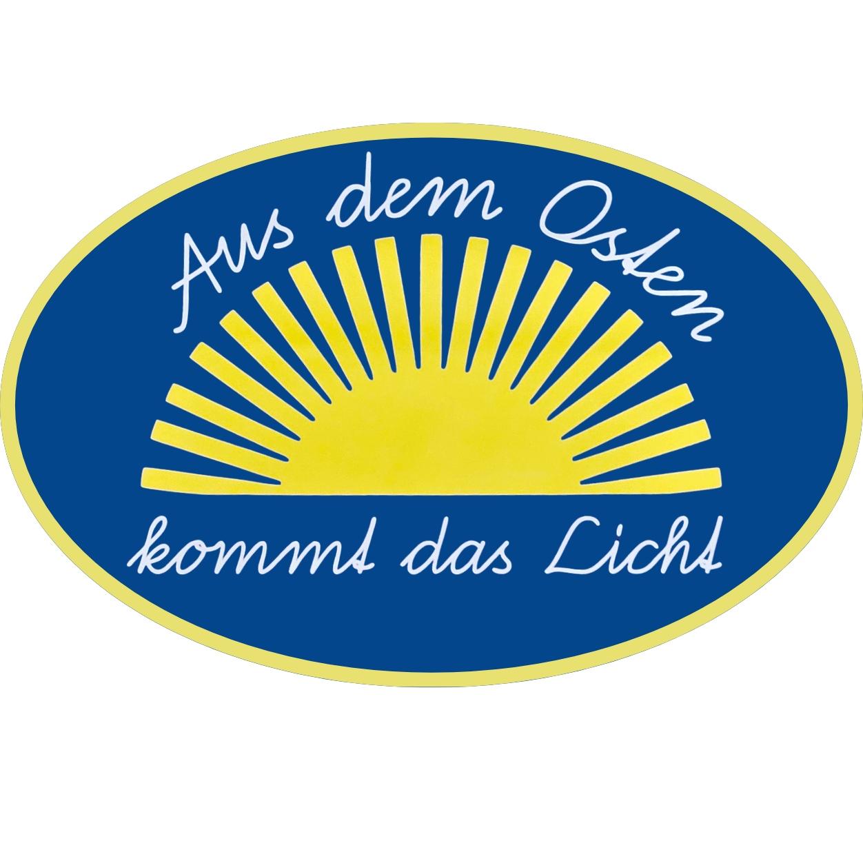 Sticker / Aufkleber - Aus dem Osten kommt das Licht - Uwe Steimle