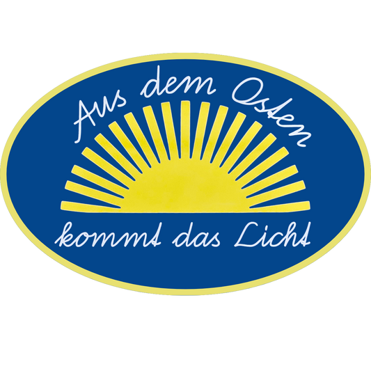 Sticker / Aufkleber - Aus dem Osten kommt das Licht - Uwe Steimle