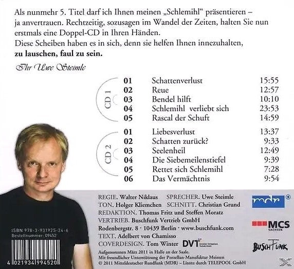 Audio CD -  Peter Schlemihl - es liest Uwe Steimle