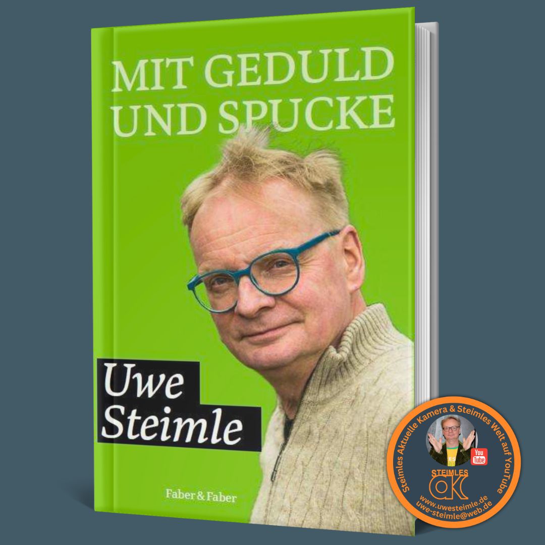 Buch - Mit Geduld und Spucke - mit Autogramm - Uwe Steimle